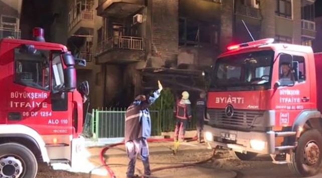 Ankara’nın Çankaya ilçesinde,iş yerinde yangın çıktı