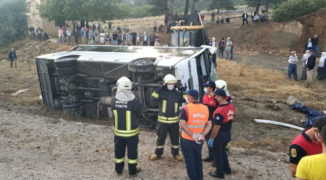 Muğla’da kazada 1 kişi öldü, 12 kişi yaralandı