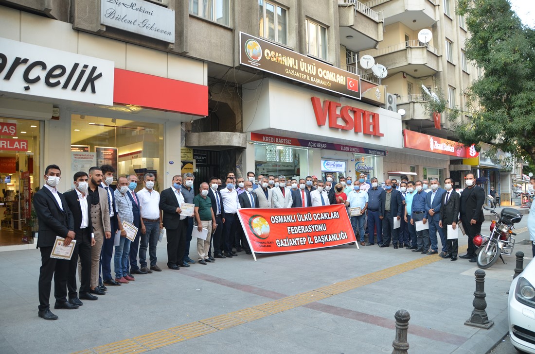 Osmanlı Ülkü Ocakları Federasyonu Gaziantep`te Mazbata Töreni yaptı