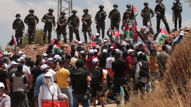 İsrail ordusundan Batı Şeria’daki gösteriye müdahale
