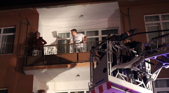Düzce’de bir binada yangın: 4 kişi kurtarıldı
