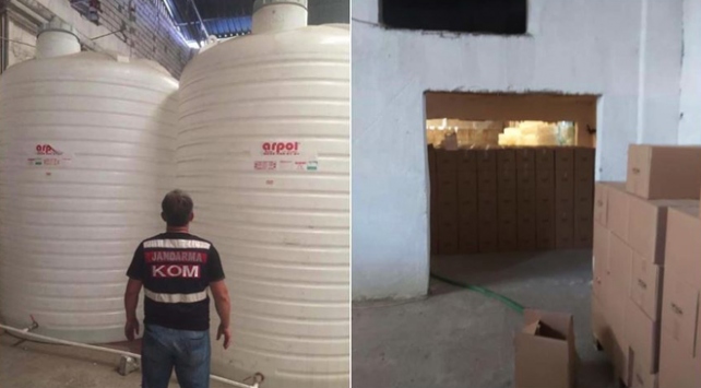 İzmir’de 1,5 ayda 18 ton sahte içki, 18 ton etil alkol ele geçirildi
