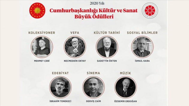 Cumhurbaşkanlığı Kültür ve Sanat Büyük Ödülleri sahiplerini buldu