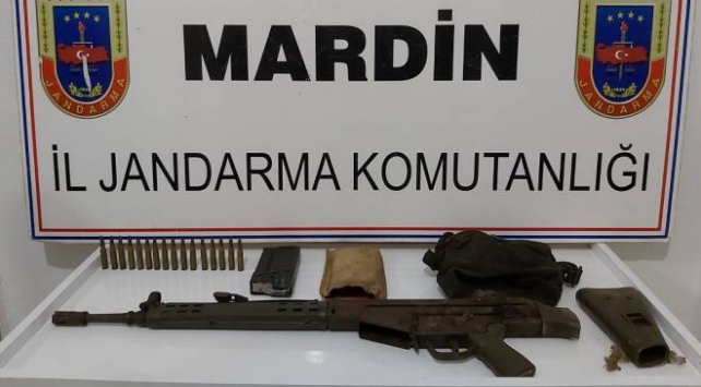 Mardin’de uzun namlulu silah ve mühimmat ele geçirildi