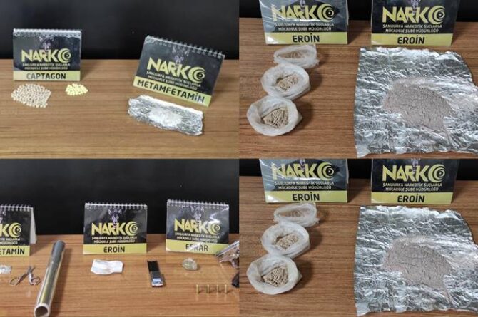 Şanlıurfa’da Uyuşturucu Operasyonda Çok Sayıda Tutuklama Var