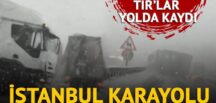 Bursa-İstanbul karayolu ulaşıma kapandı