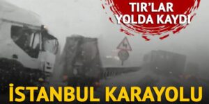 Bursa-İstanbul karayolu ulaşıma kapandı