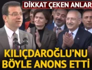 Ekrem İmamoğlu’nun Kılıçdaroğlu anonsu gündem oldu!