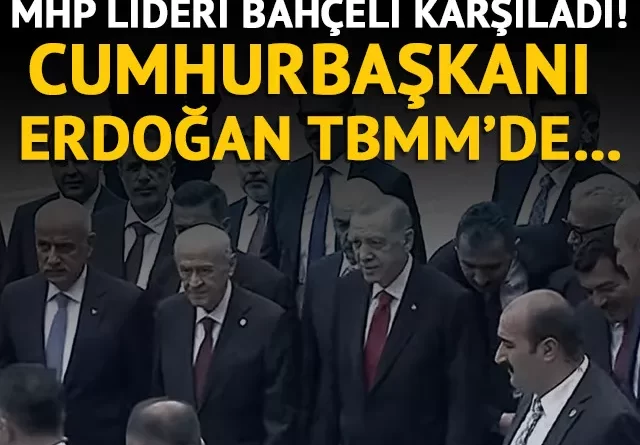 Cumhurbaşkanı Erdoğan milletvekili yemin törenini locadan takip ediyor