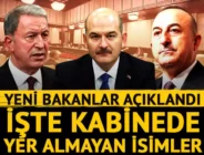 Cumhurbaşkanı Erdoğan duyurdu! O isimler yeni kabinede yer almadı