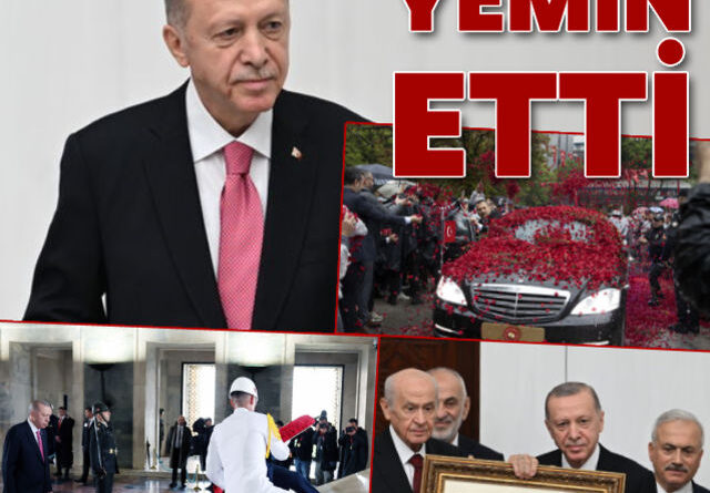 Cumhurbaşkanı Erdoğan Meclis’te yemin etti