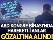 ABD Kongre binasında hareketli anlar!