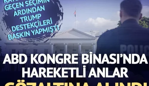 ABD Kongre binasında hareketli anlar!