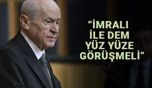 Bahçeli: İmralı ile DEM yüz yüze görüşmeli