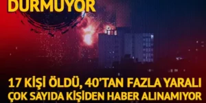 İsrail katliama devam ediyor! Binaya hava saldırısı: 17 ölü, 40’tan fazla yaralı