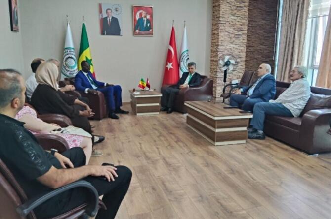 SENAGAL CUMHURİYETİ BÜYÜKELÇİSİ SANKON ZİYARETİ