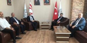 KKTC ANKARA BÜYÜKELÇİSİN DEN SANKON A ZİYARET