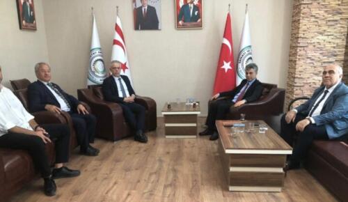 KKTC ANKARA BÜYÜKELÇİSİN DEN SANKON A ZİYARET