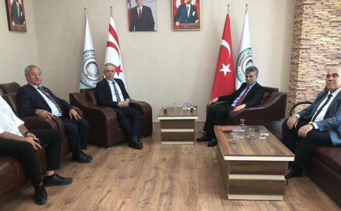 KKTC ANKARA BÜYÜKELÇİSİN DEN SANKON A ZİYARET