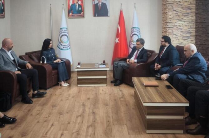 FERUDUN CEVAHİROĞLU BİRLEŞİK ARAP EMİRLİKLERİ DİPLOMATLARI KABUL ETTİ