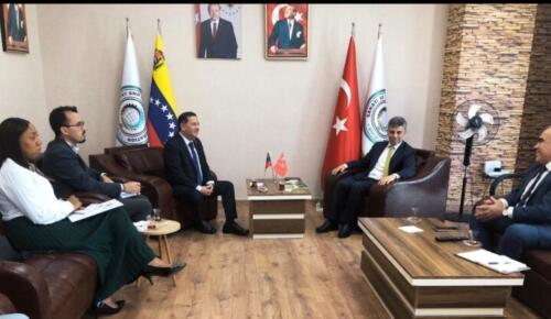 BOLİVARCI VENEZUELA CUMHURİYETİ ANKARA BÜYÜKELÇİSİNİN SANKON’A ZİYARETİ