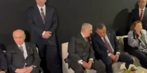 Dikkat çeken anlar! Devlet Bahçeli ve Özgür Özel o etkinlikte bir araya geldiler